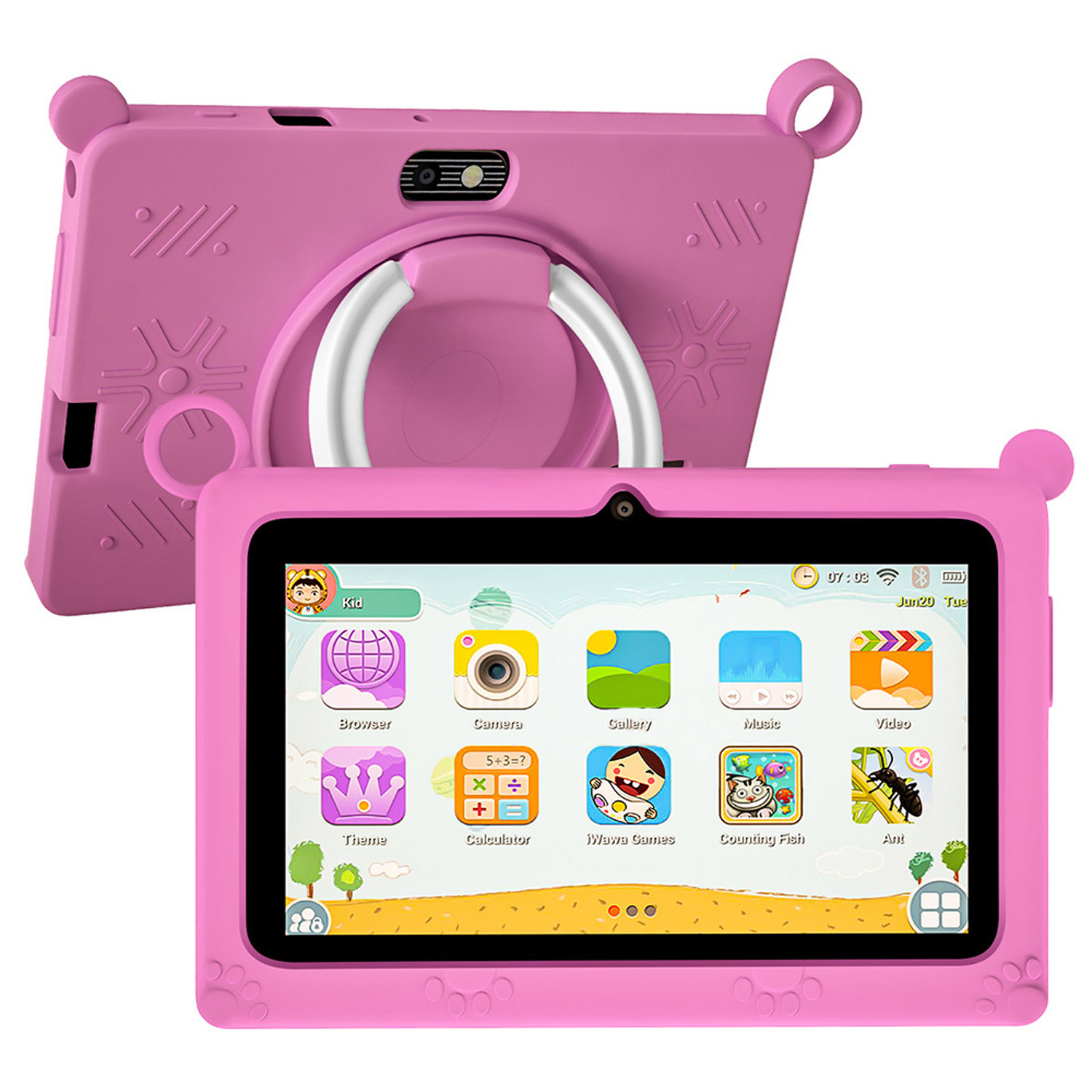 Kids Educational Games Learn English - BDF Children's tablet New 7 Inch