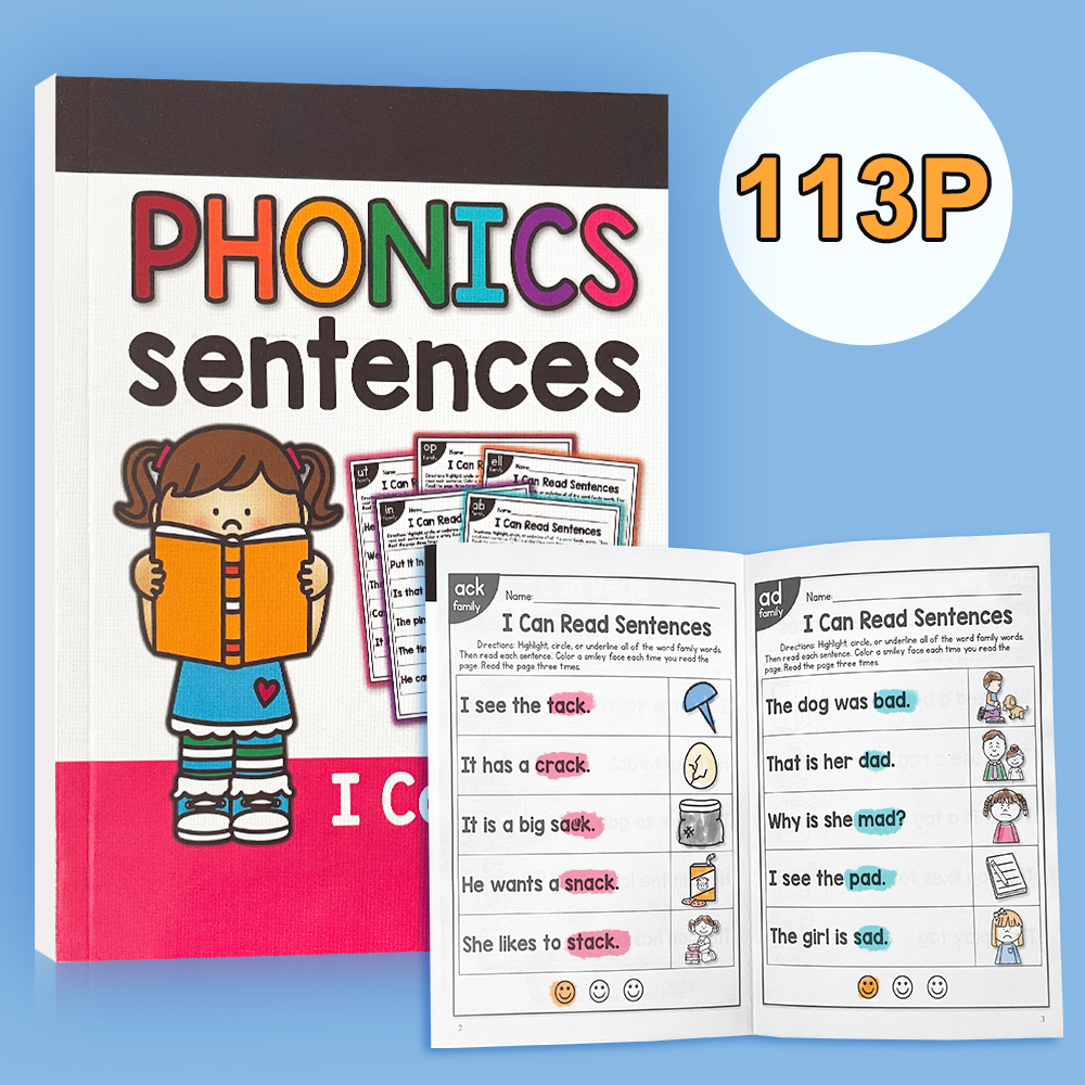 Kids Educational Games Learn English - 113 P English Phonics Sentence Practice