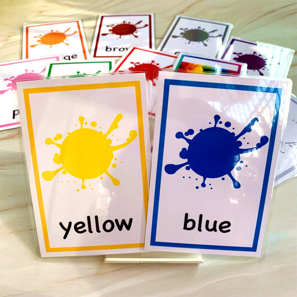 Kids Educational Games Learn English - 12 Sheets English Words Learning Color