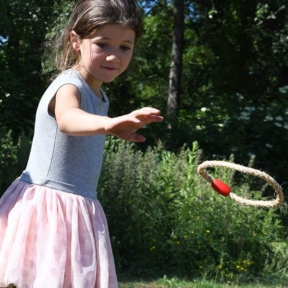 1Set Ring Toss Game Wooden Thr - Kids Outdoor Education reseña y precio
