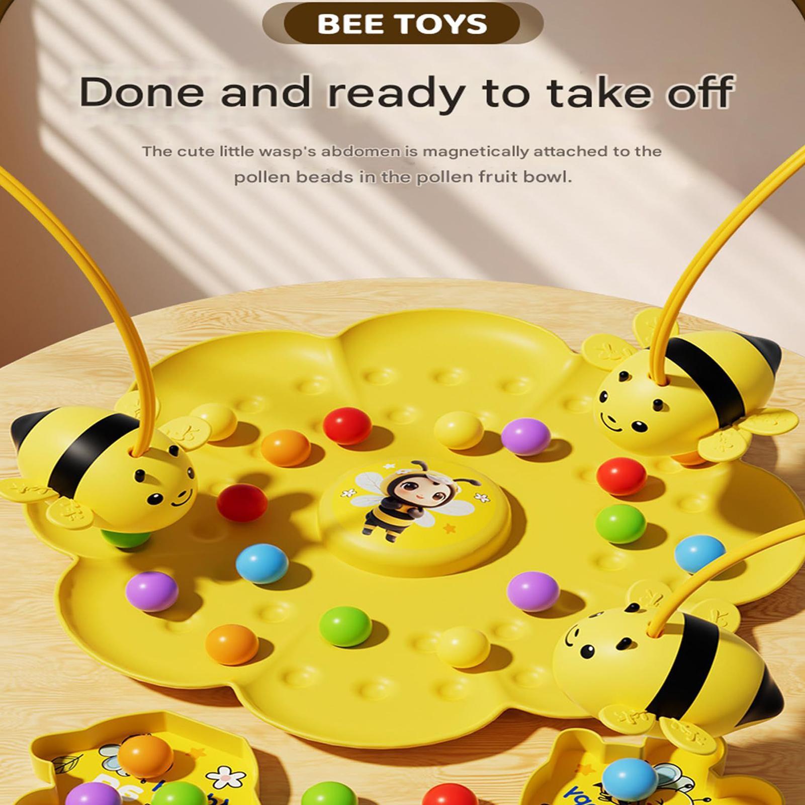 Educational Magnetic Bee Toy - - Kids Outdoor Education reseña y precio