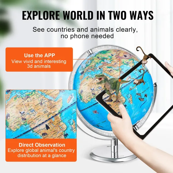 VEVOR Educational Globe for Ki - Globe Interactive Light reseña y precio
