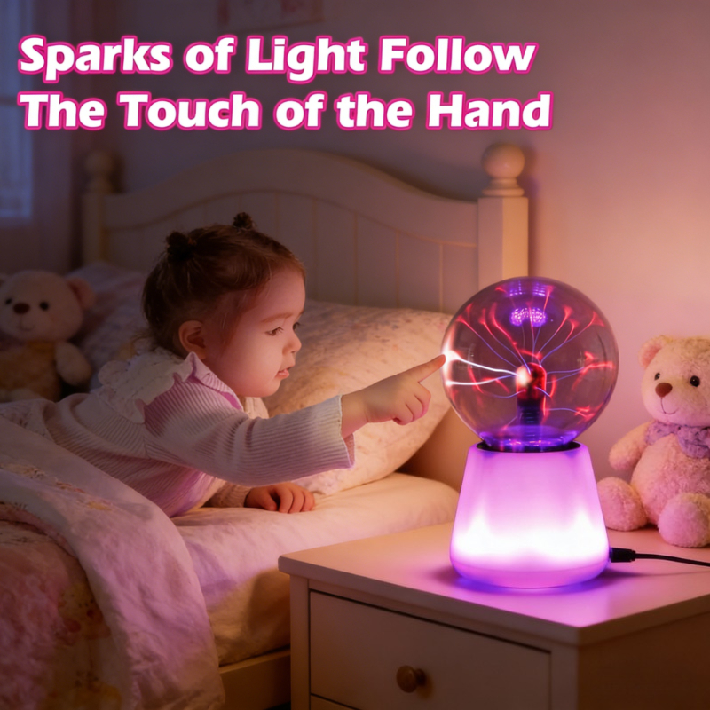 Plasma Ball Lamp Interactive T - Globe Interactive Light reseña y precio