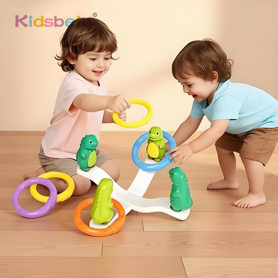 Kids Dinosaur Ring Toss Wobbly - Kids Outdoor Education reseña y precio