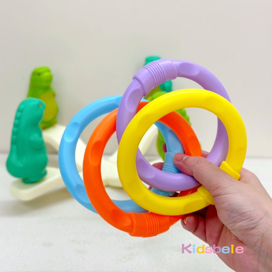 Kids Dinosaur Ring Toss Wobbly - Kids Outdoor Education reseña y precio