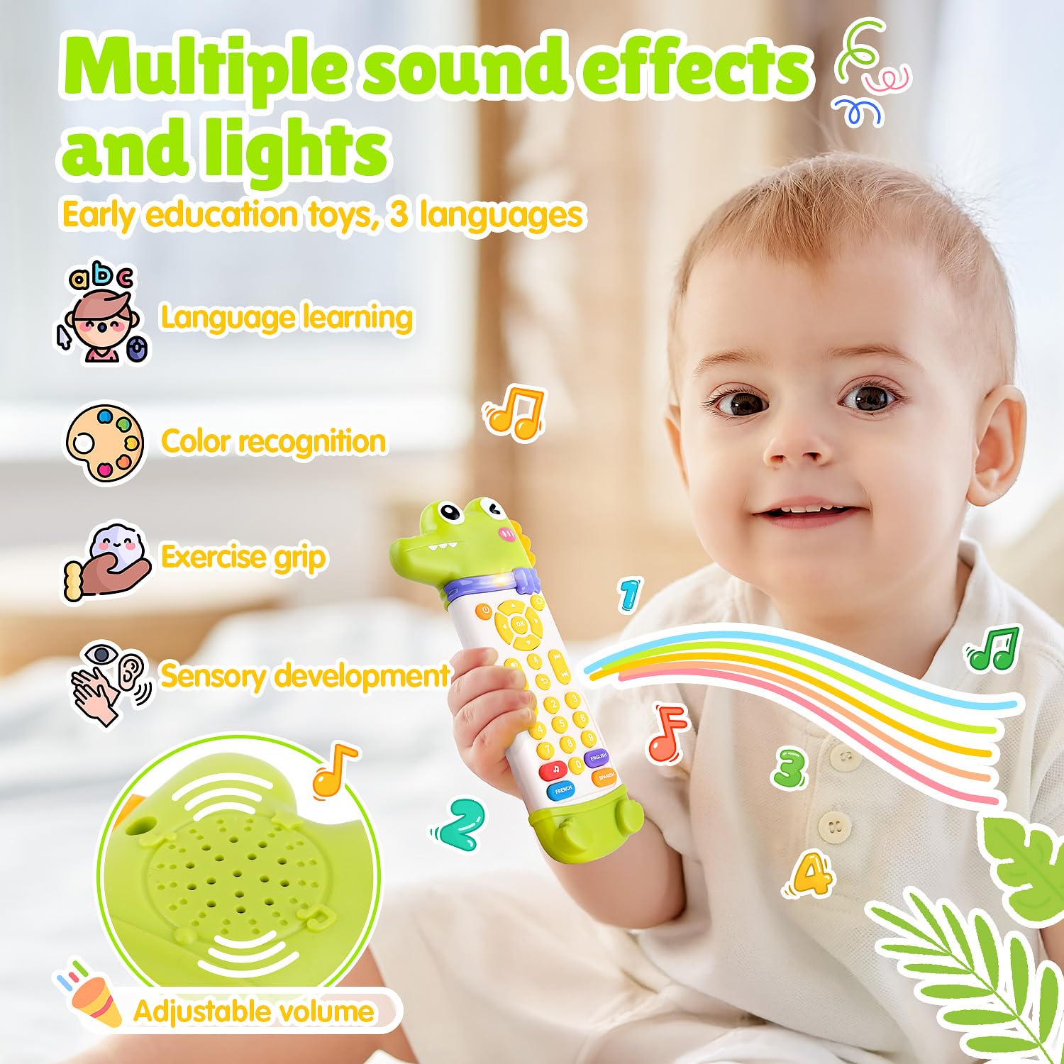 Infant Simulation TV Remote Co - Kids Education Learn Tv reseña y precio