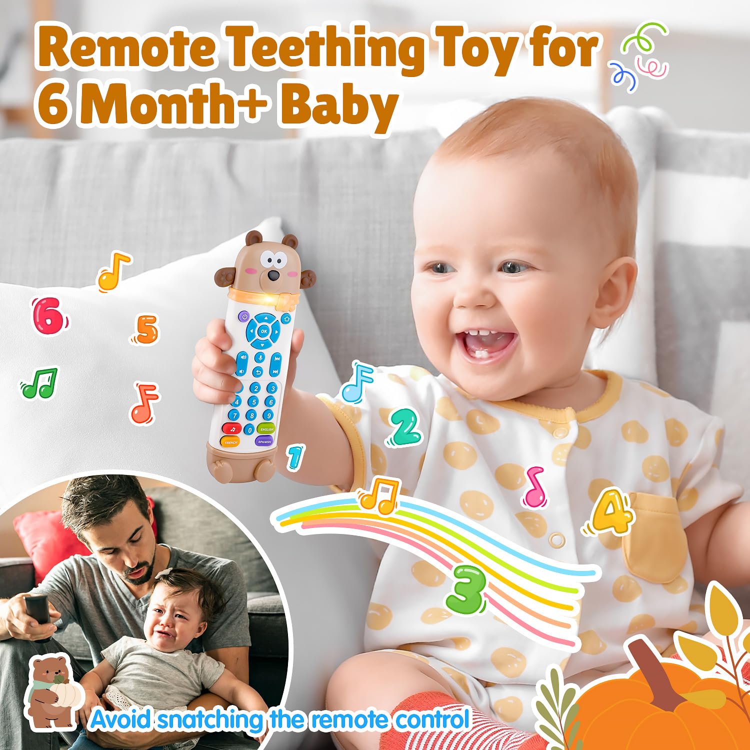 Infant Simulation TV Remote Co - Kids Education Learn Tv reseña y precio