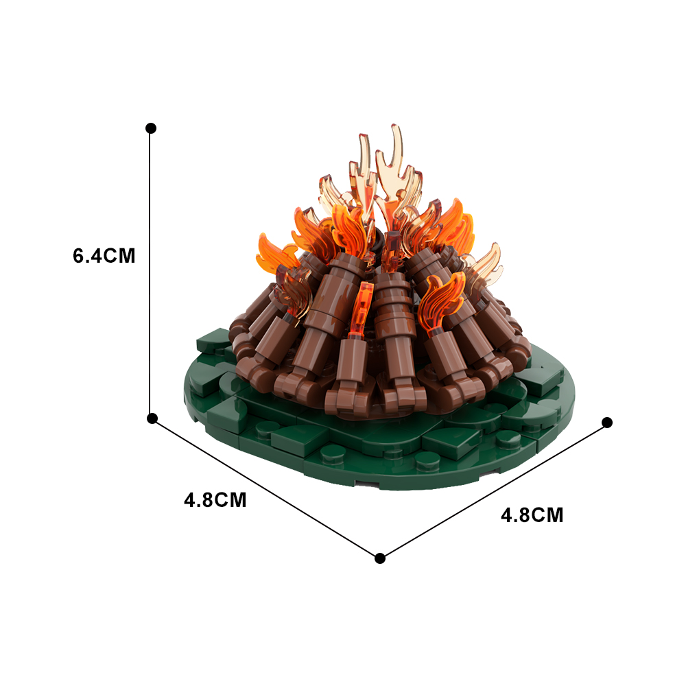 Gobricks MOC Campfire - Classi - Kids Education Movies reseña y precio