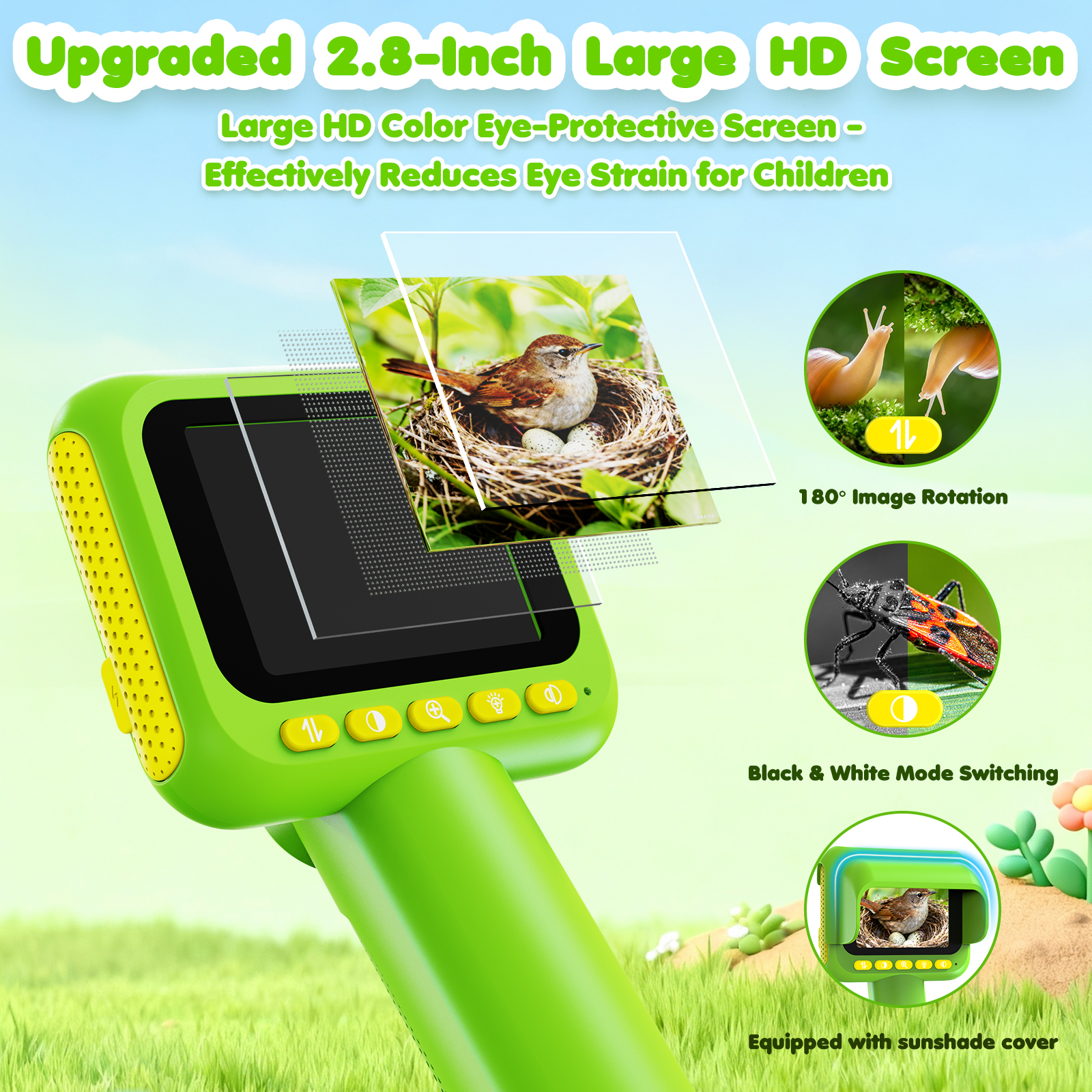Endoscope for Kid Snake Camera - Kids Outdoor Education reseña y precio