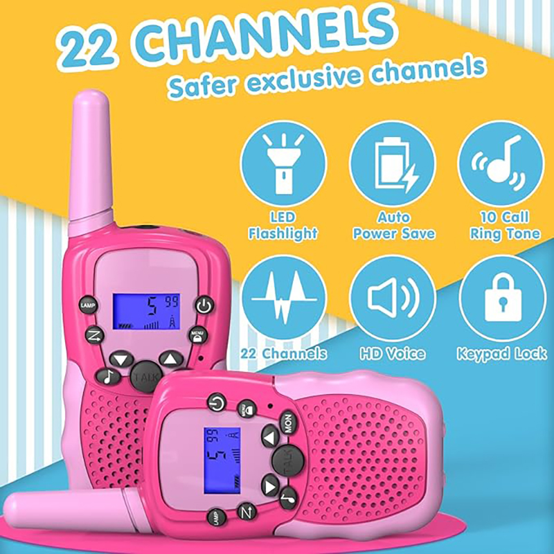 Kids Walkie Talkies 3 Pack Rec - Kids Education Channel reseña y precio
