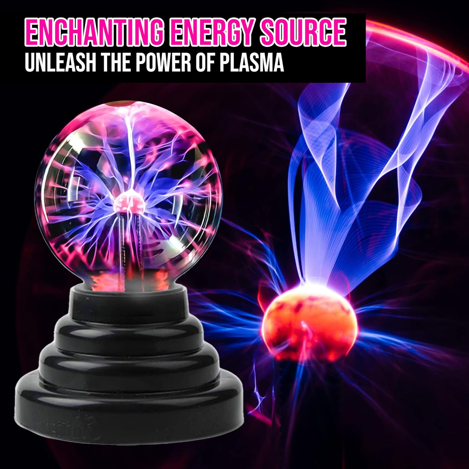 Plasma Ball Lamp, Activated St - Globe Interactive Light reseña y precio