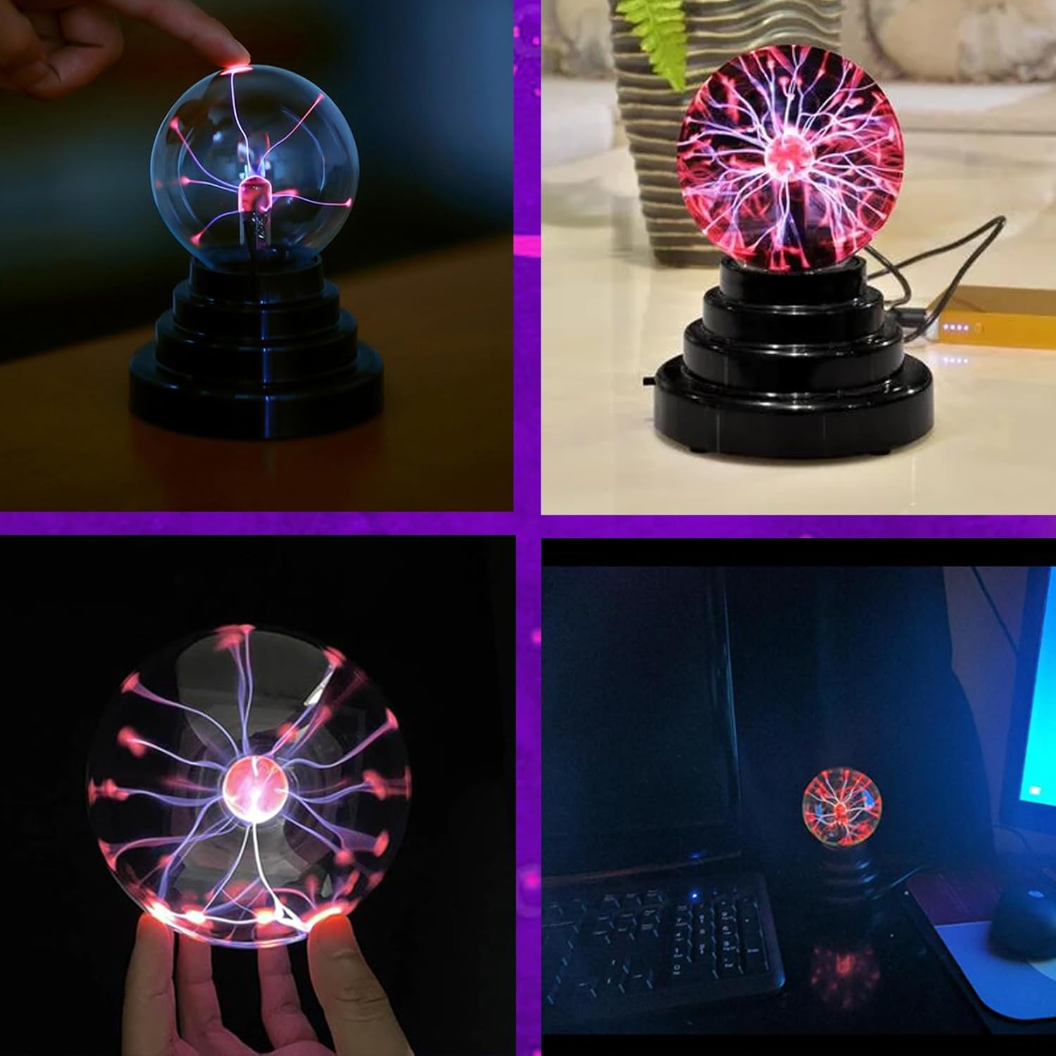Plasma Ball Lamp, Activated St - Globe Interactive Light reseña y precio