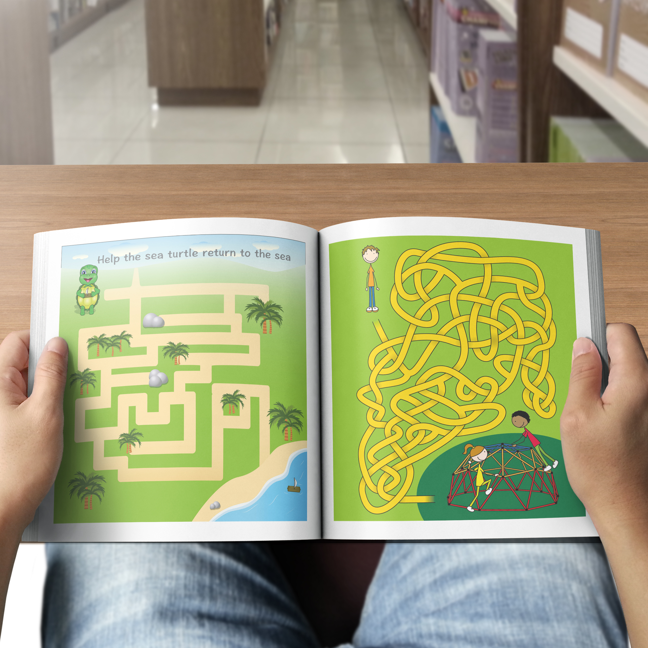 Interactive Maze Puzzle Book f - Kids Education In Us reseña y precio