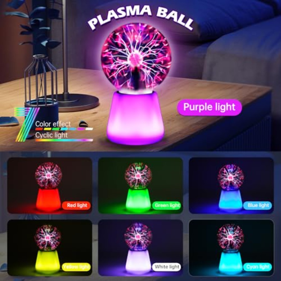 Plasma Ball Lamp Interactive T - Globe Interactive Light reseña y precio