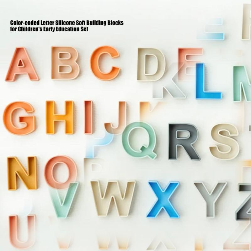 24Pcs 9x7cm Silicone English L - Kids Educational Games Learn English reseña y precio