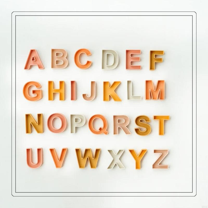 24Pcs 9x7cm Silicone English L - Kids Educational Games Learn English reseña y precio
