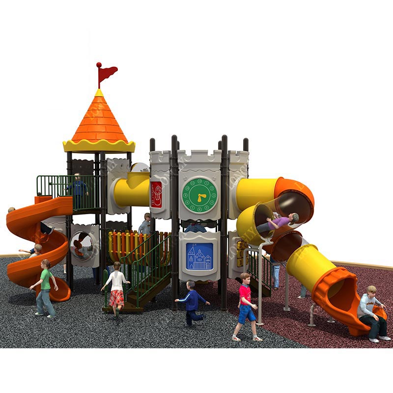 Castle Style Kids Slide for Ou - Kids Outdoor Education reseña y precio