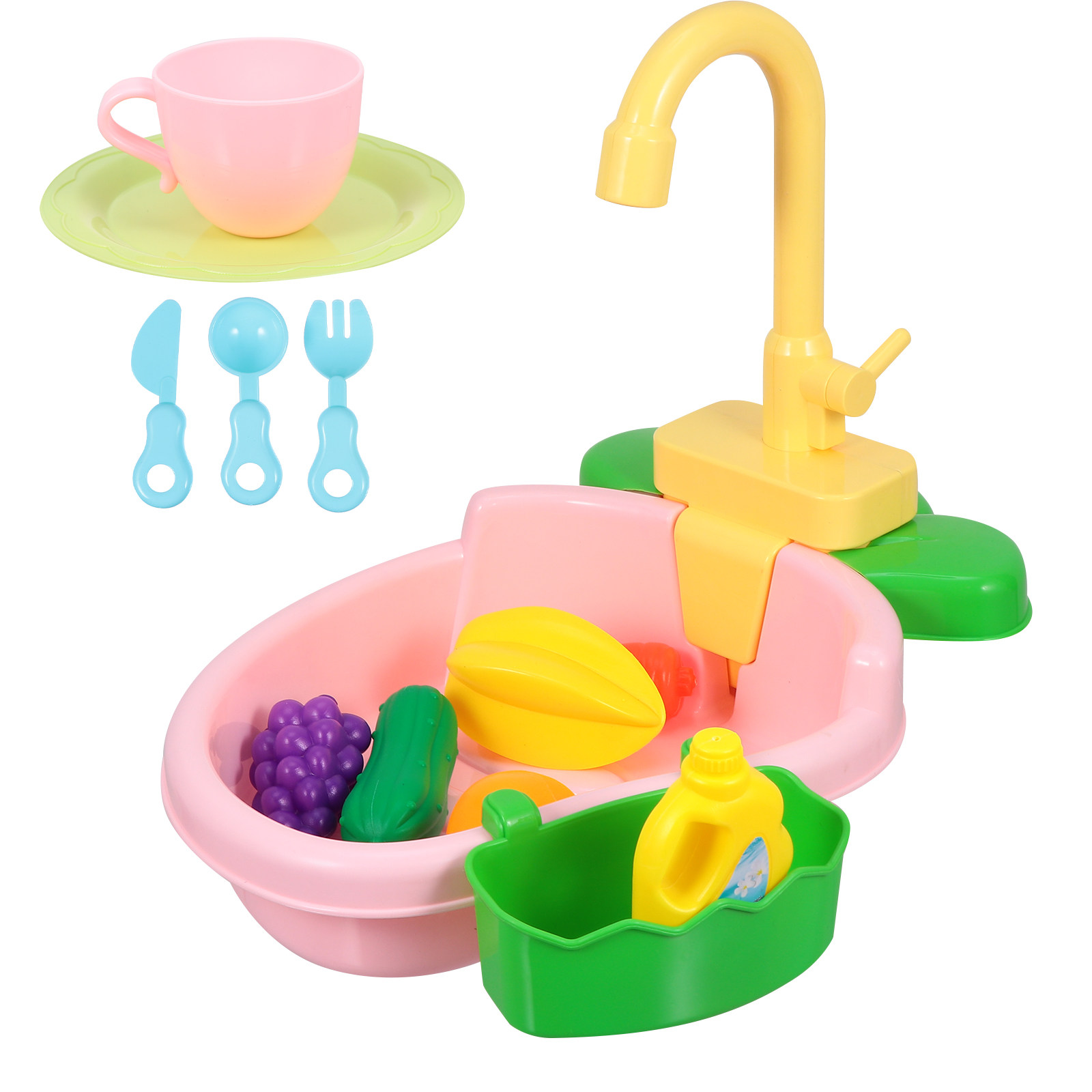 1Set Dishpan Kitchenware Simul - Kids Education Channel reseña y precio