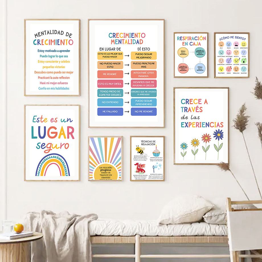 Spanish Education Motto Rainbo - Kids Education Picture reseña y precio
