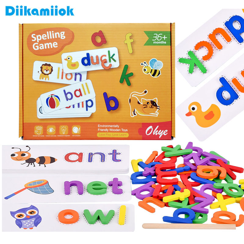 52pcs English Alphabet Spellin - Kids Educational Games Learn English reseña y precio