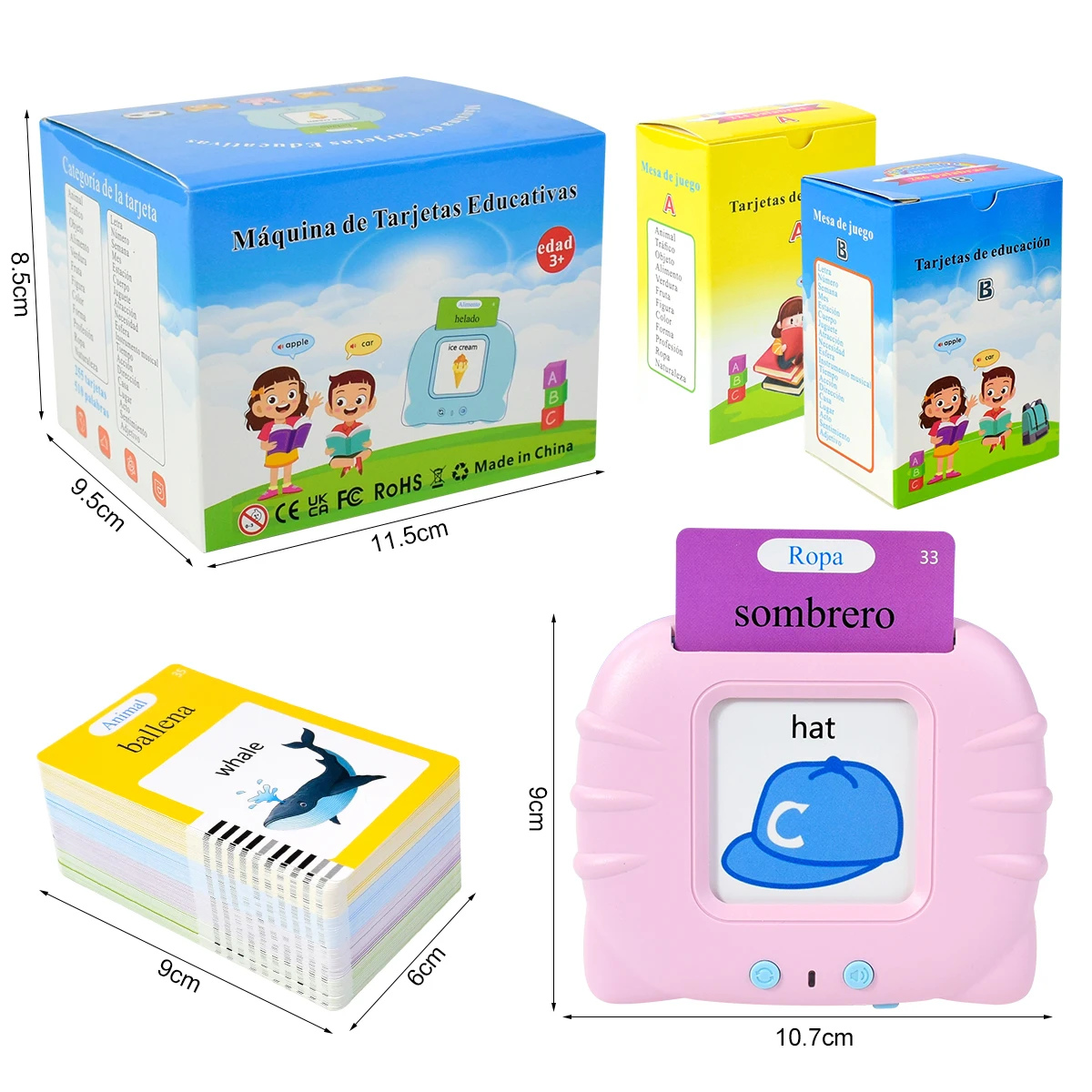 Electronic Spanish Cognitive C - Kids Educational Games Learn English reseña y precio