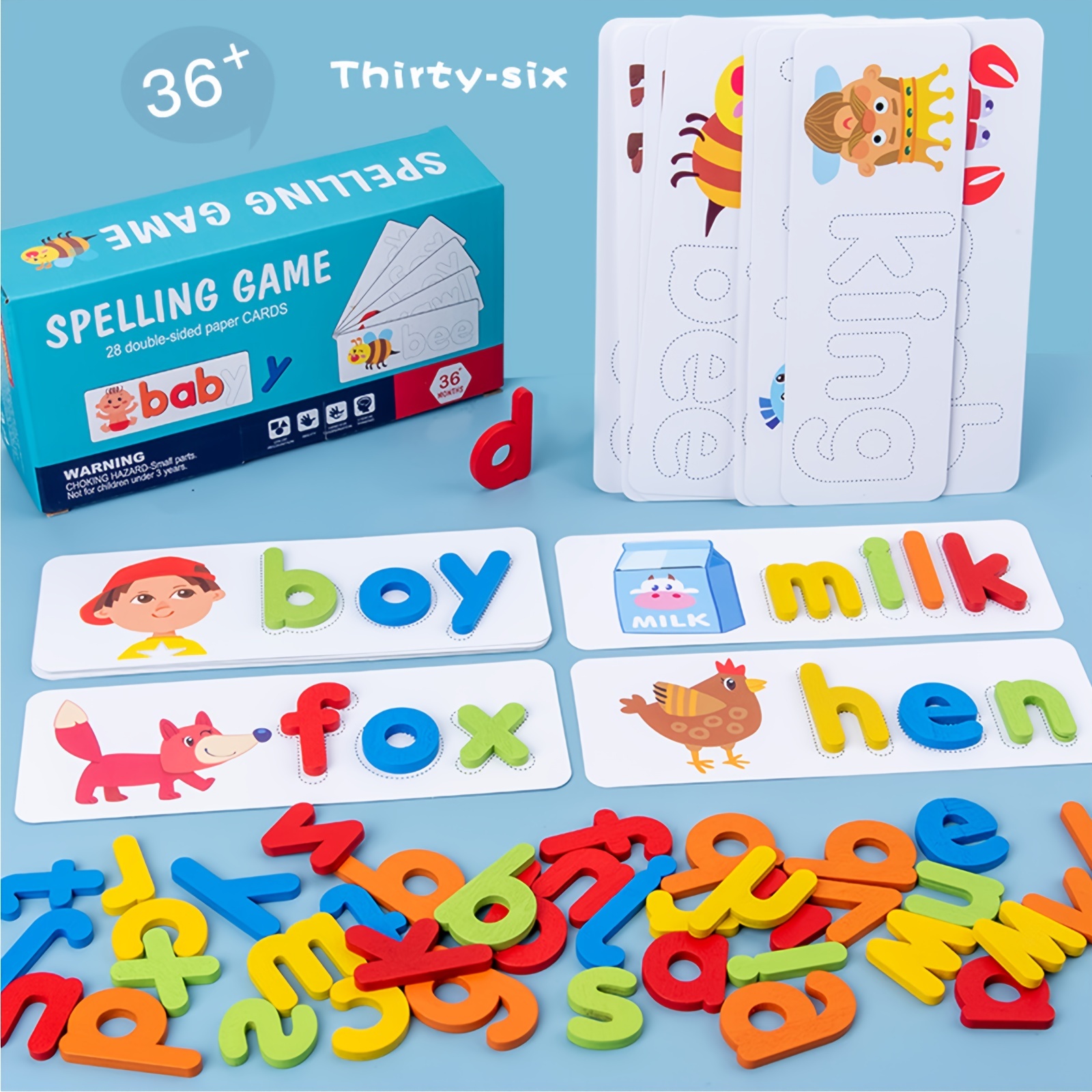 Montessori Alphabet Spelling W - Kids Educational Games Learn English reseña y precio