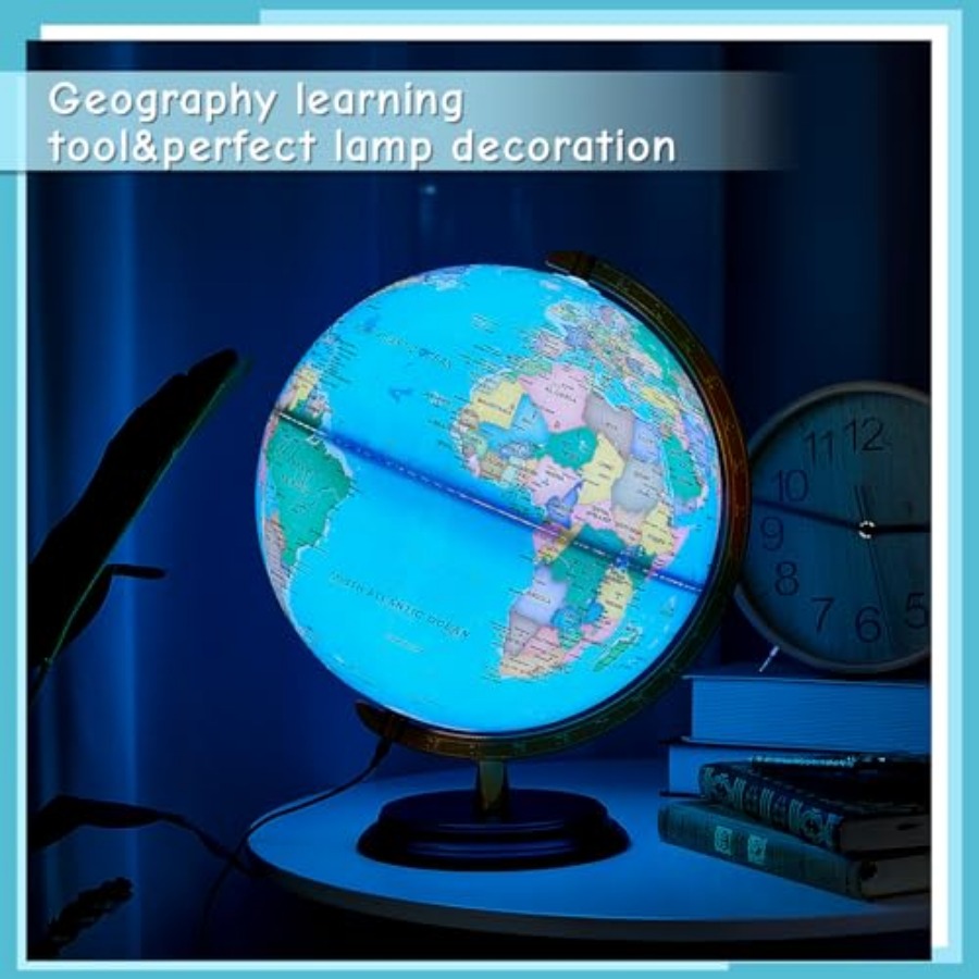 13'' Illuminated World Globe f - Globe Interactive Light reseña y precio