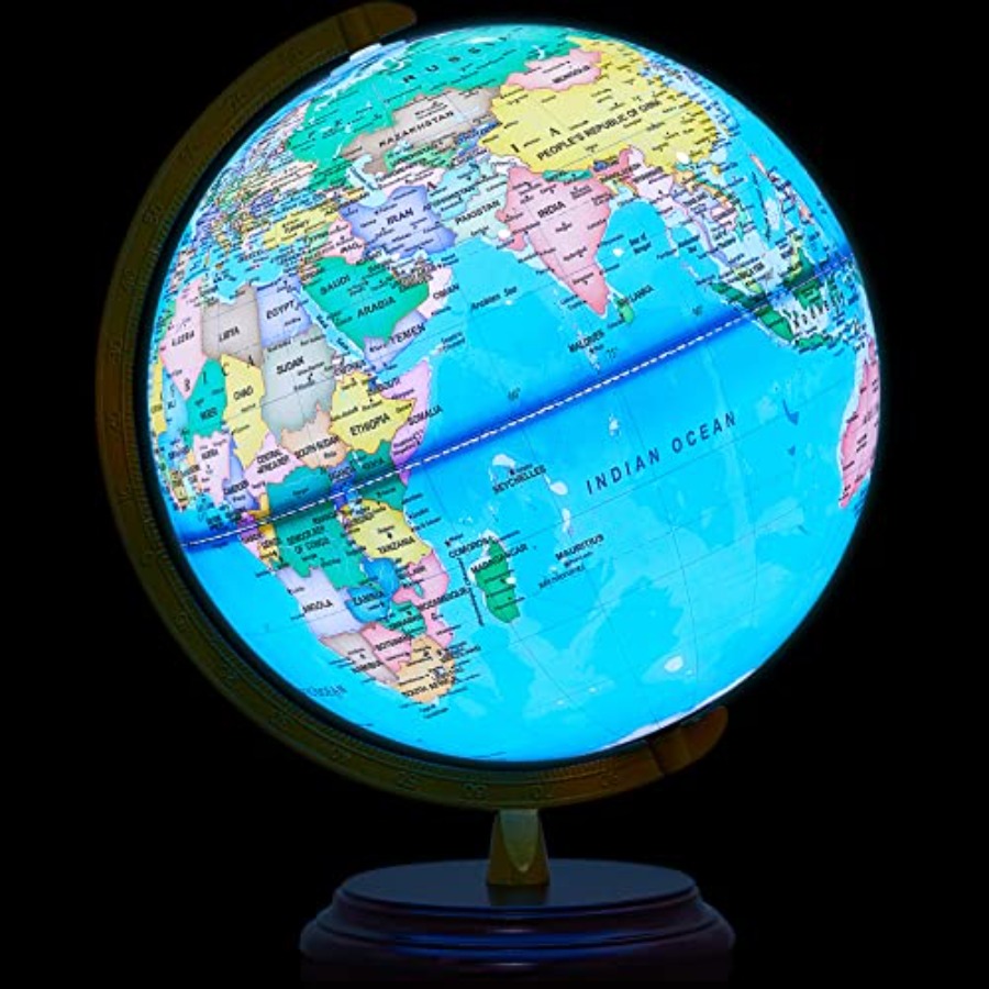 13'' Illuminated World Globe f - Globe Interactive Light reseña y precio