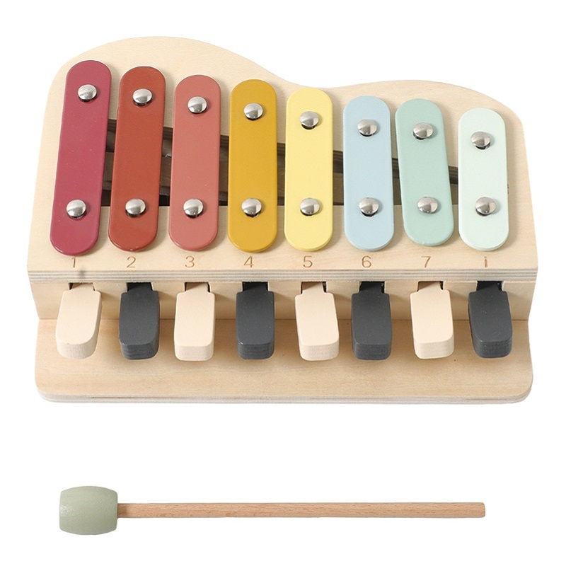 Montessori Wooden Piano Toy Co - Kids Education Learn Tv reseña y precio