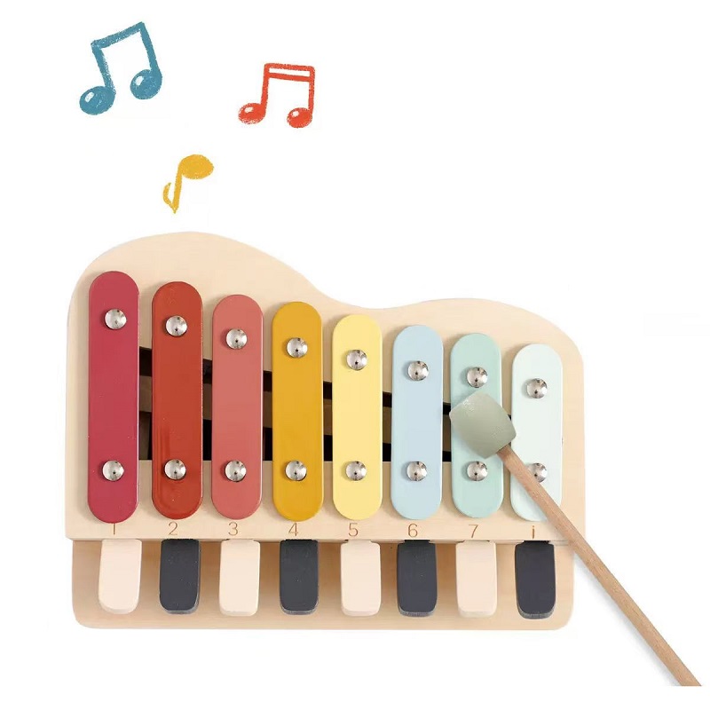 Montessori Wooden Piano Toy Co - Kids Education Learn Tv reseña y precio