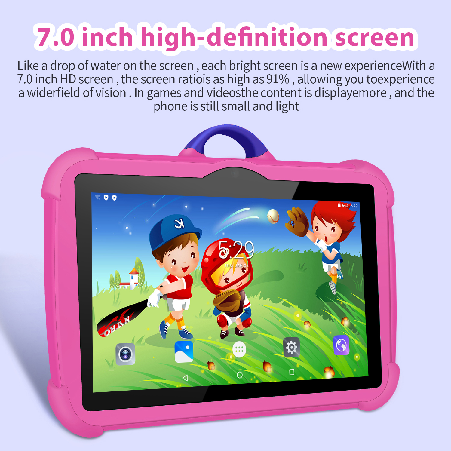 New Cartoon Pattern Kids Table - Kids Educational Games Learn English reseña y precio