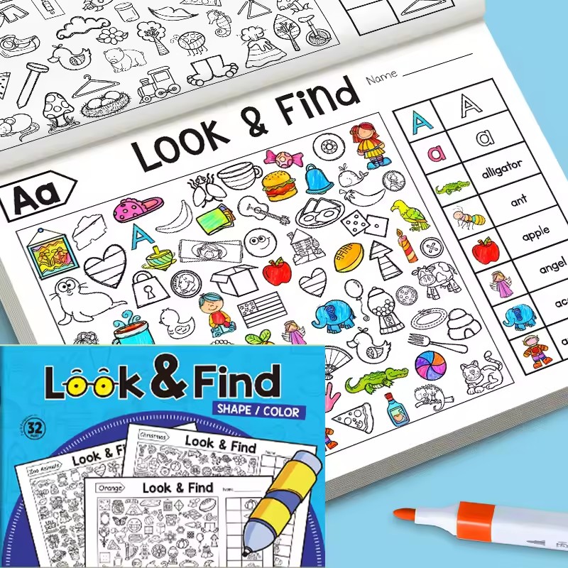 Look And Find Coloring Book fo - Kids Education In Us reseña y precio