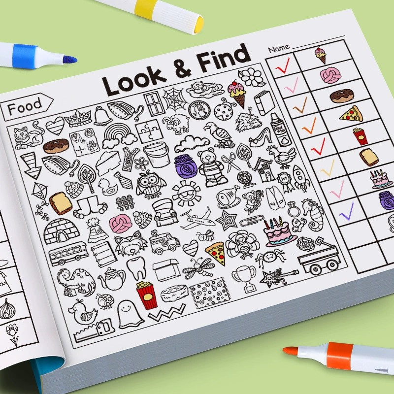 Look And Find Coloring Book fo - Kids Education In Us reseña y precio