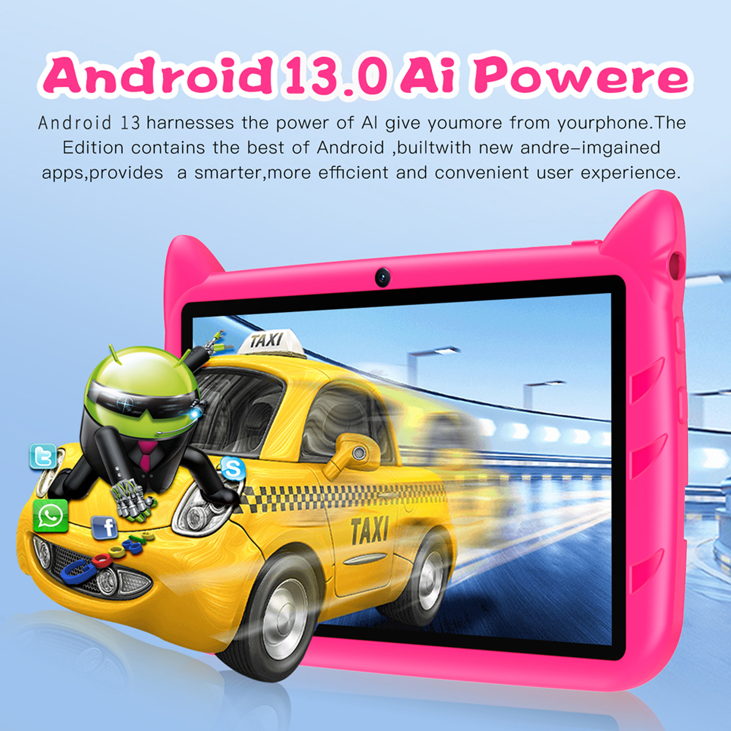 New 5G WiFi Kids Tablet 7 Inch - Kids Educational Games Learn English reseña y precio