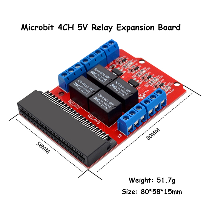 Microbit 4 Channel Relay Modul - Kids Education Channel reseña y precio