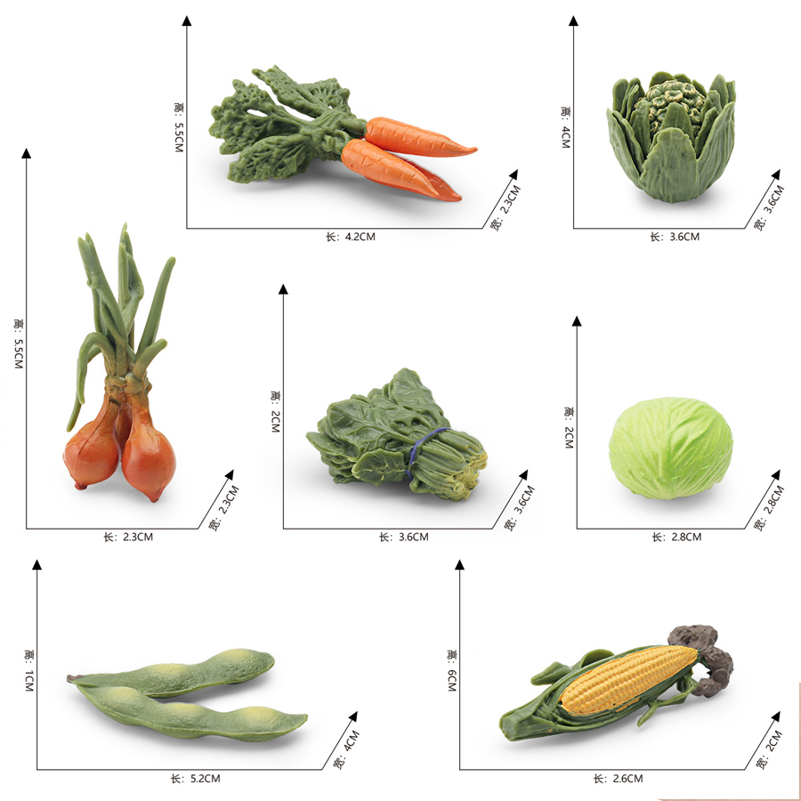 Realistic Vegetables Model Fig - Kids Education Picture reseña y precio