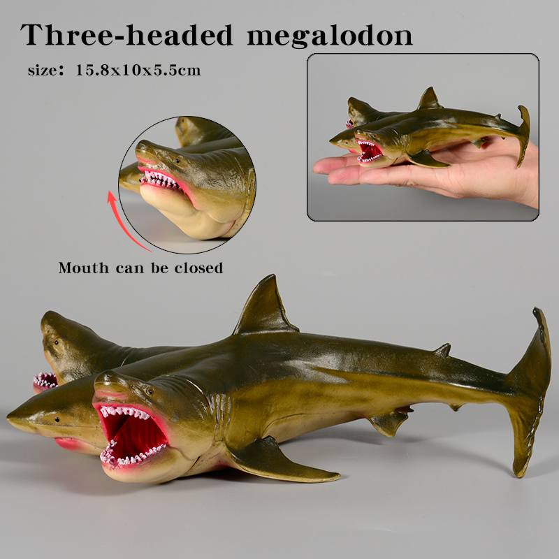 3 Headed Great White Shark Fig - Kids Education Learn Tv reseña y precio