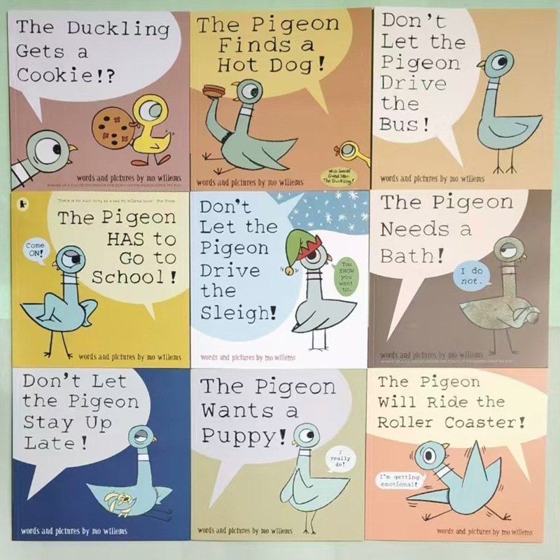 9 Books Don't Let the Pigeon D - Kids Education Picture reseña y precio