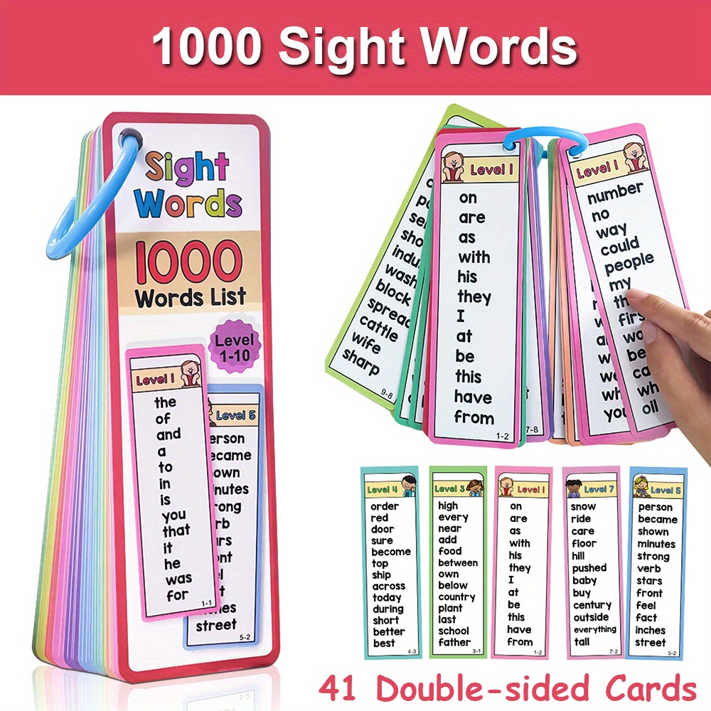 1000 Sight Words Flash Cards f - Kids Educational Games Learn English reseña y precio