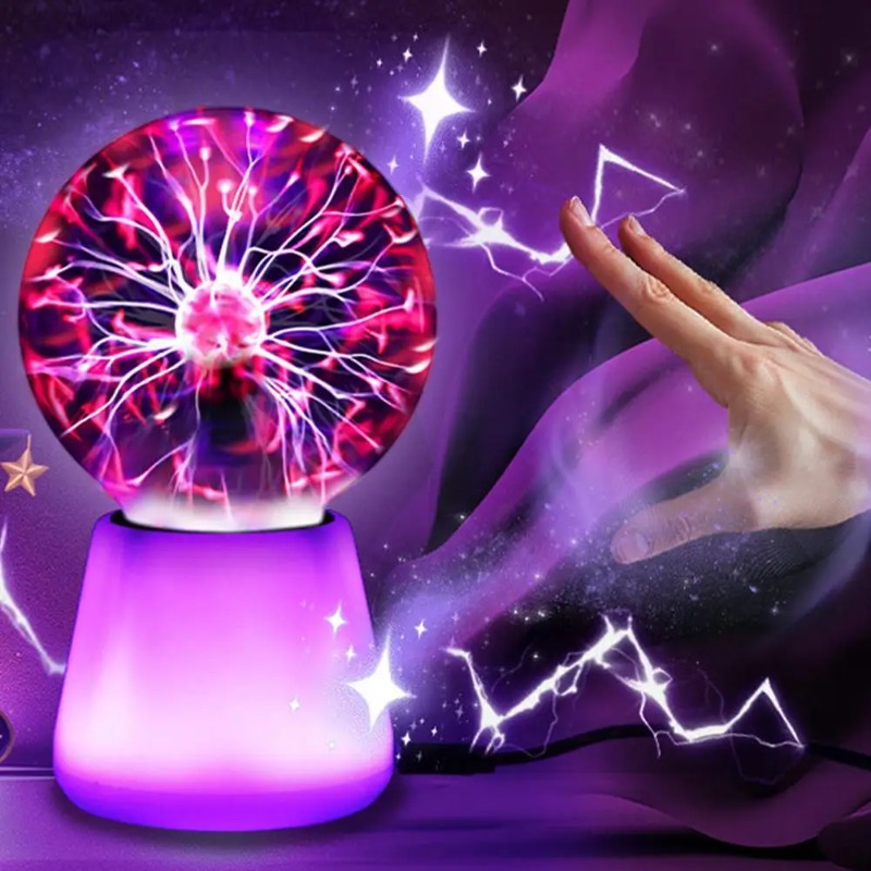 Plasma Ball Lamp Interactive T - Globe Interactive Light reseña y precio