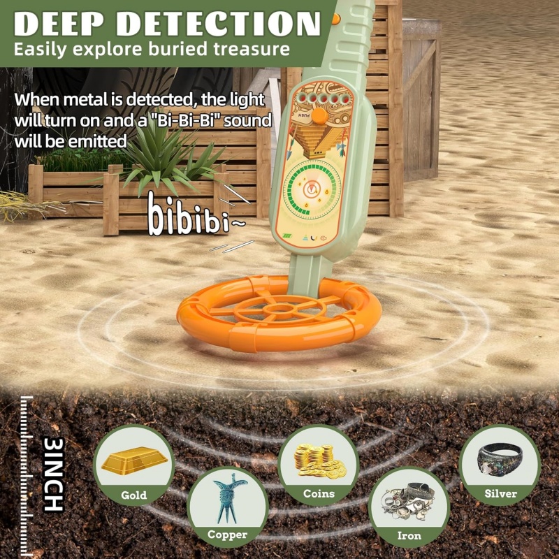 Kids Outdoor Metal Detector Ki - Kids Outdoor Education reseña y precio