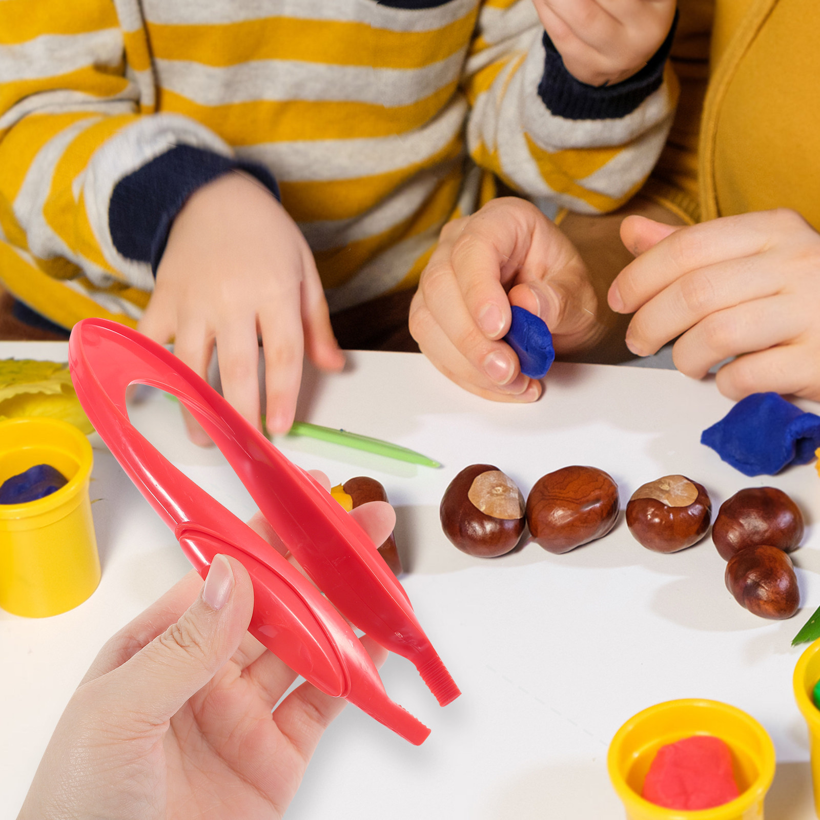 4Pcs Kids Tweezers Plastic Erg - Kids Outdoor Education reseña y precio