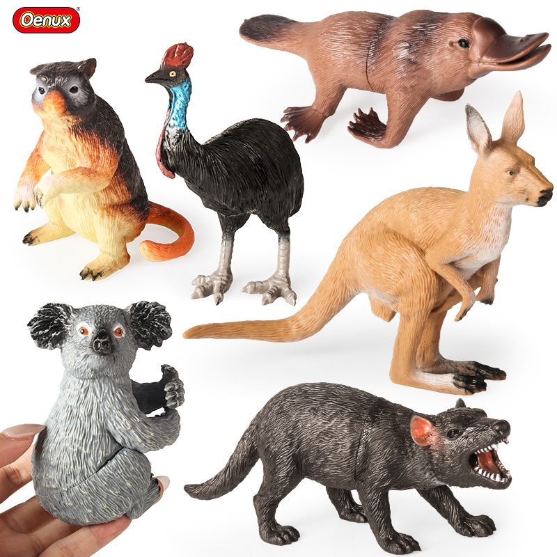 Oenux 6pcs Classic Australian  - Kangaroo Kids Education reseña y precio
