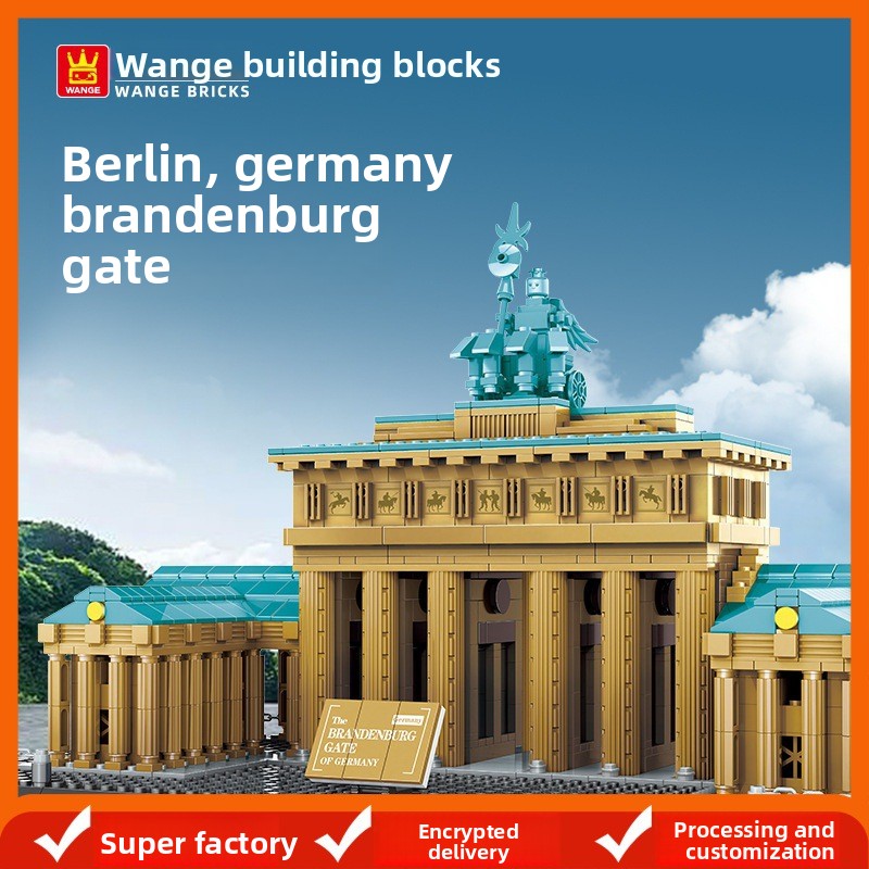 Brandenburg Gate Micro Bricks  - Kids Education In Germany reseña y precio
