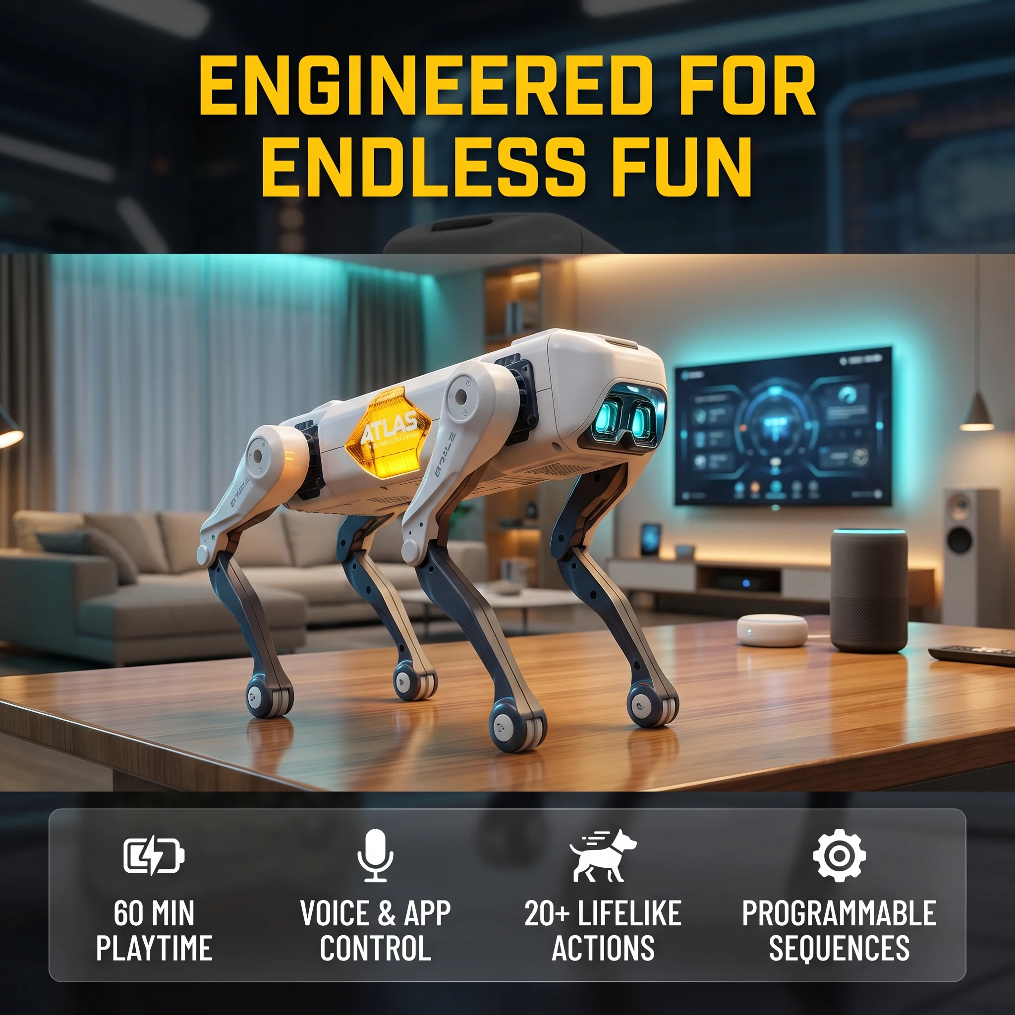 AI Smart Robot Dog, Voice & AP - Kids Education Toys reseña y precio
