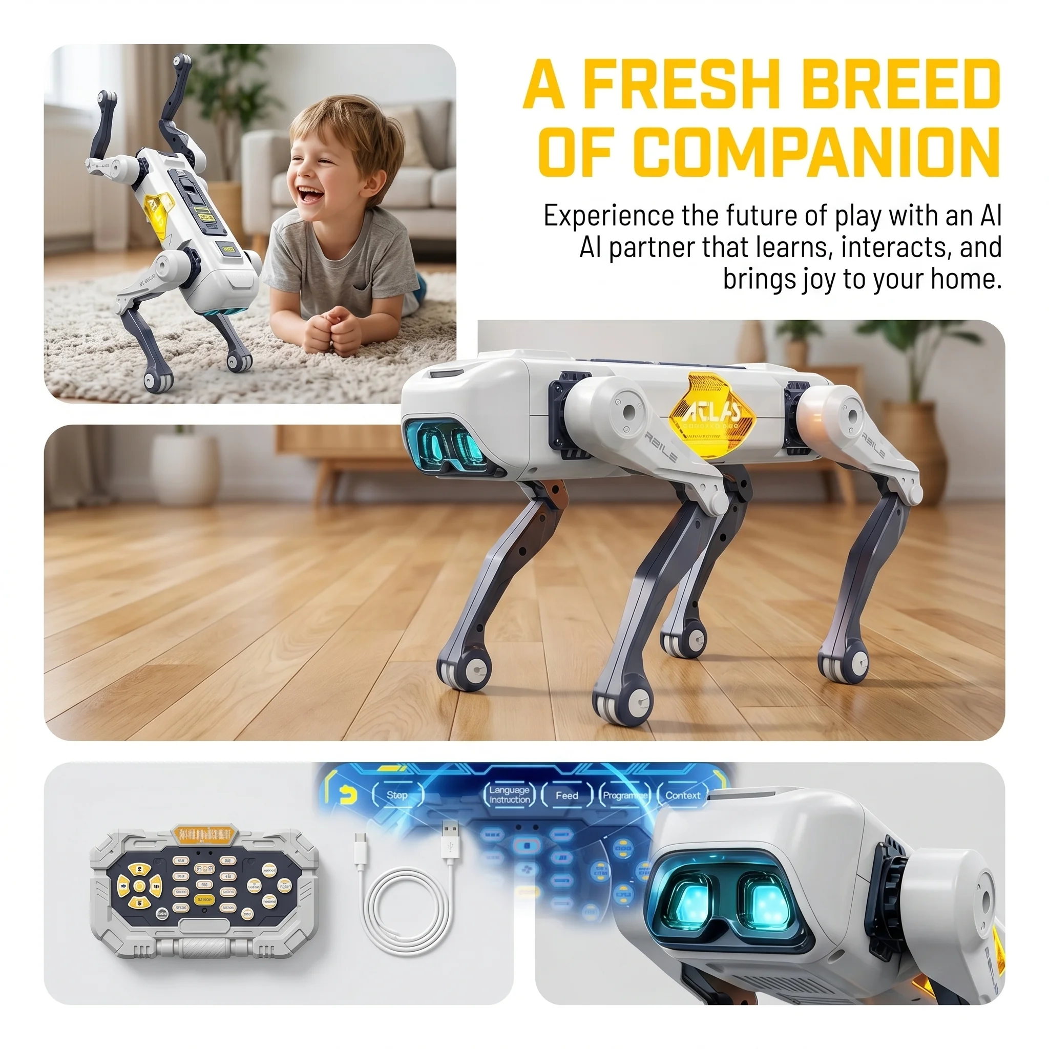 AI Smart Robot Dog, Voice & AP - Kids Education Toys reseña y precio