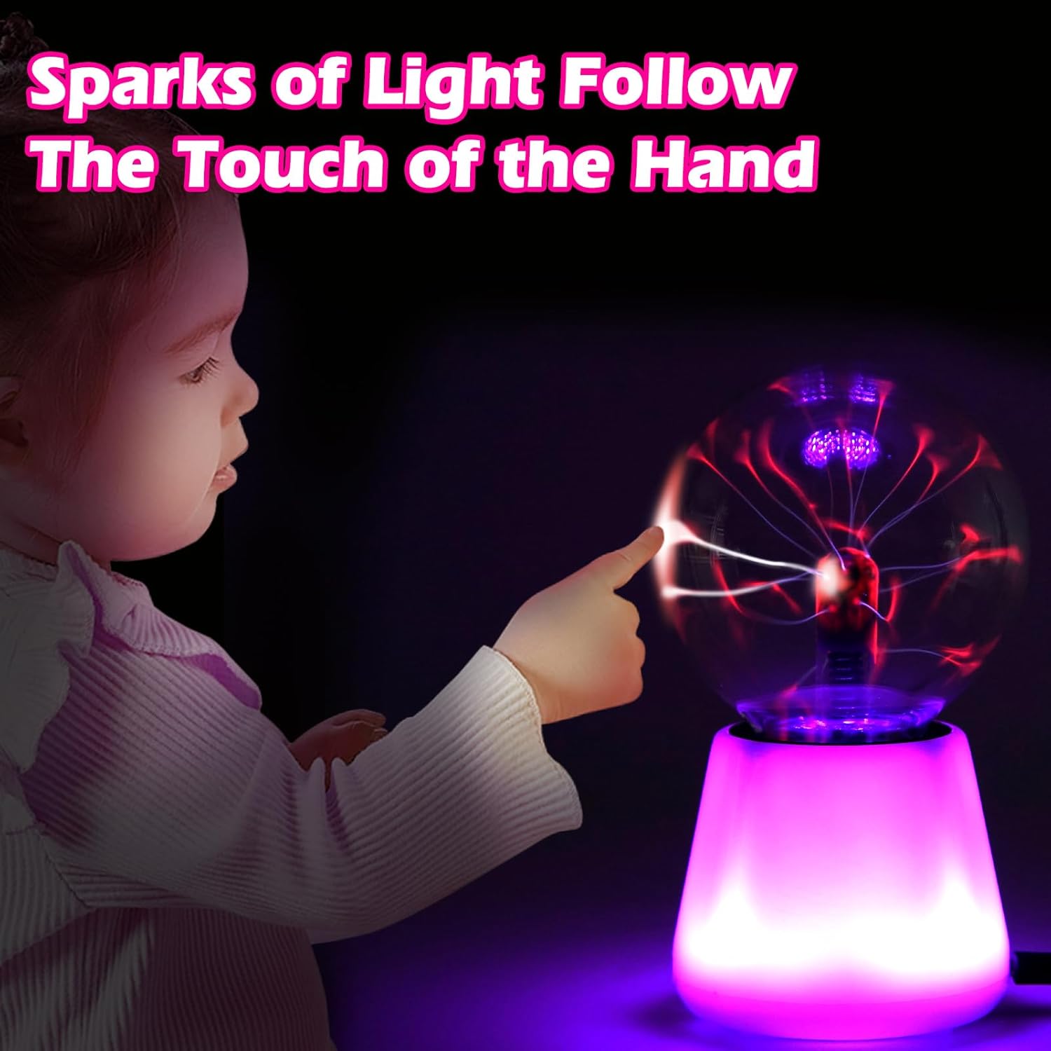 Plasma Ball Lamp Interactive T - Globe Interactive Light reseña y precio