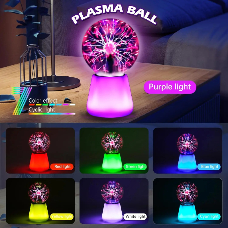 Plasma Ball Lamp Interactive T - Globe Interactive Light reseña y precio