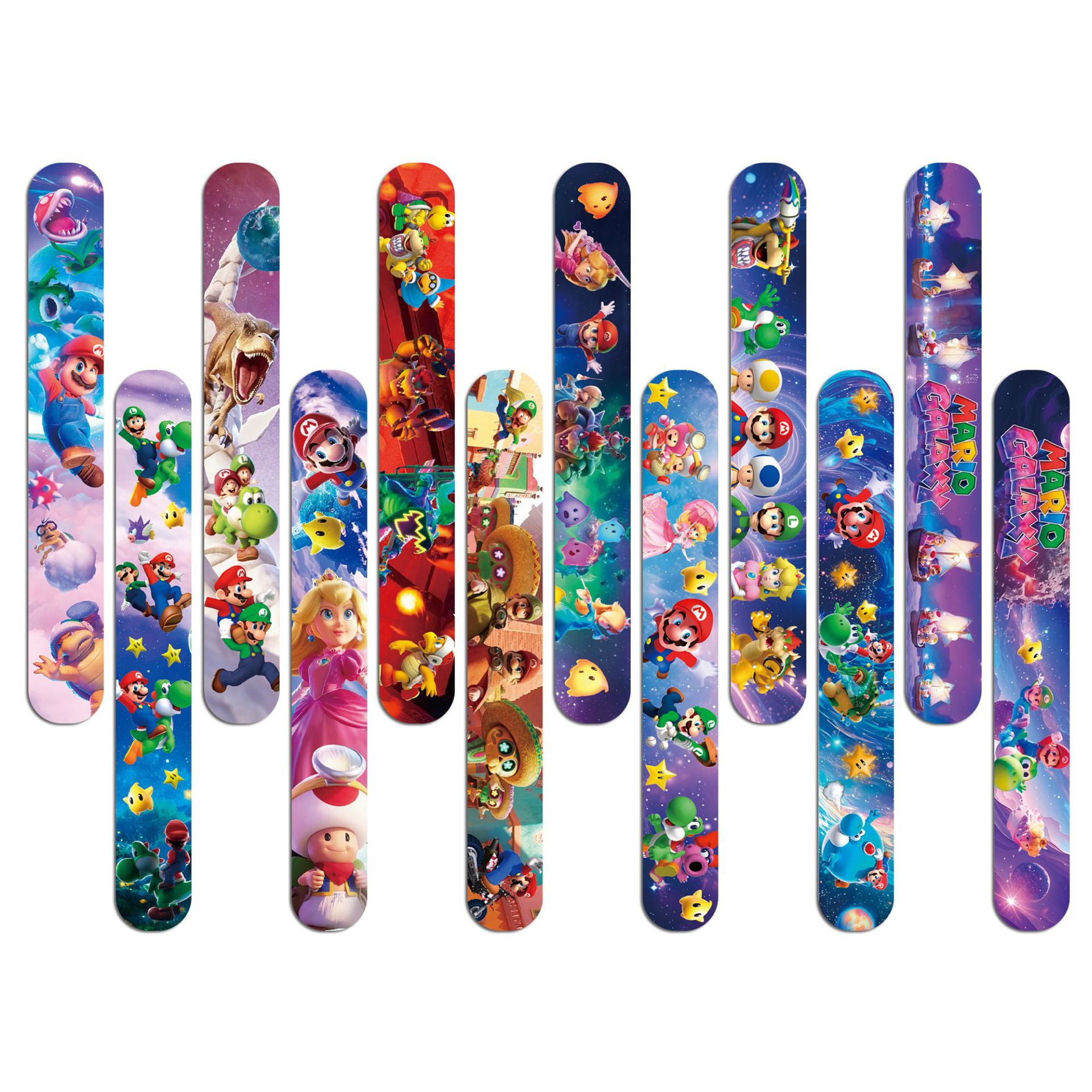 Super Mario PVC Slap Bracelets - Kids Education In Us reseña y precio