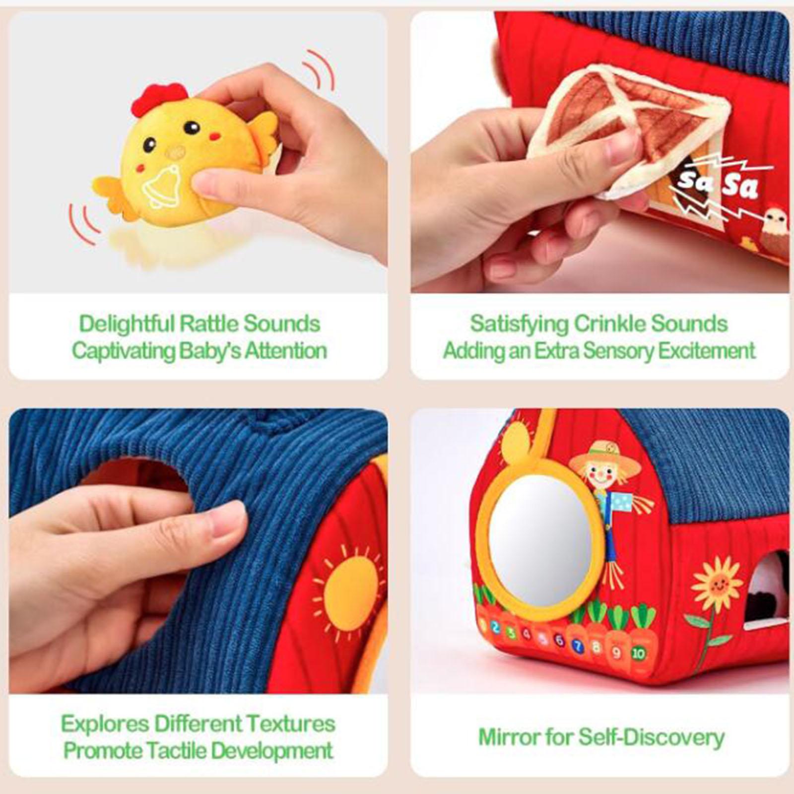 Plush Farm Animals Gifts Chris - Kids Education Learn Tv reseña y precio